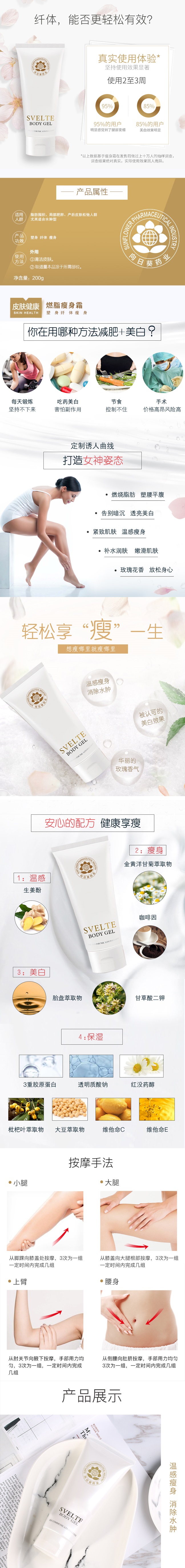纖體霜貼牌